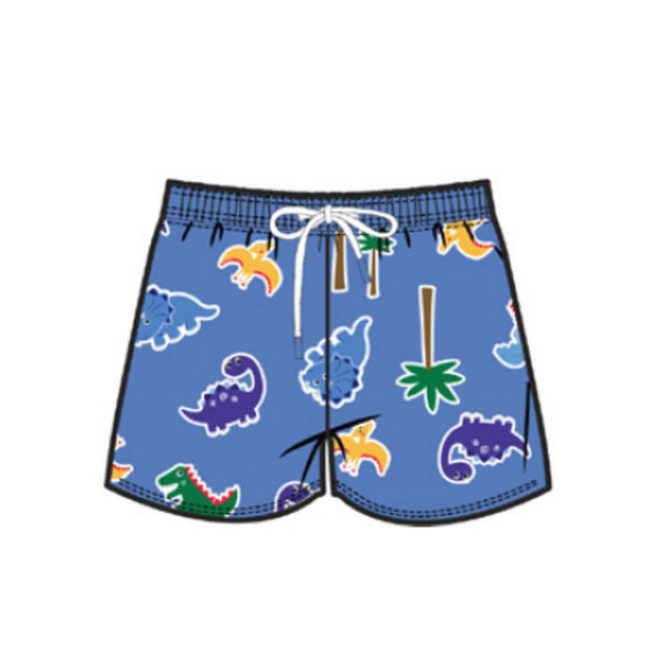 Printed Swim Shorts - Devin the Dino & Friends