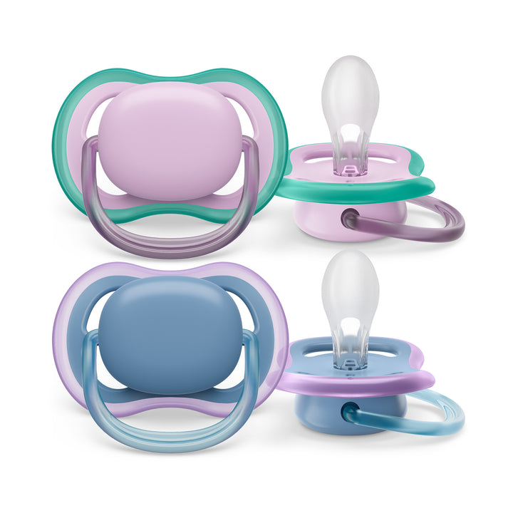 Ultra Air Pacifier - 6-18m - Blue Hush + Lush Lilac - 2 pack