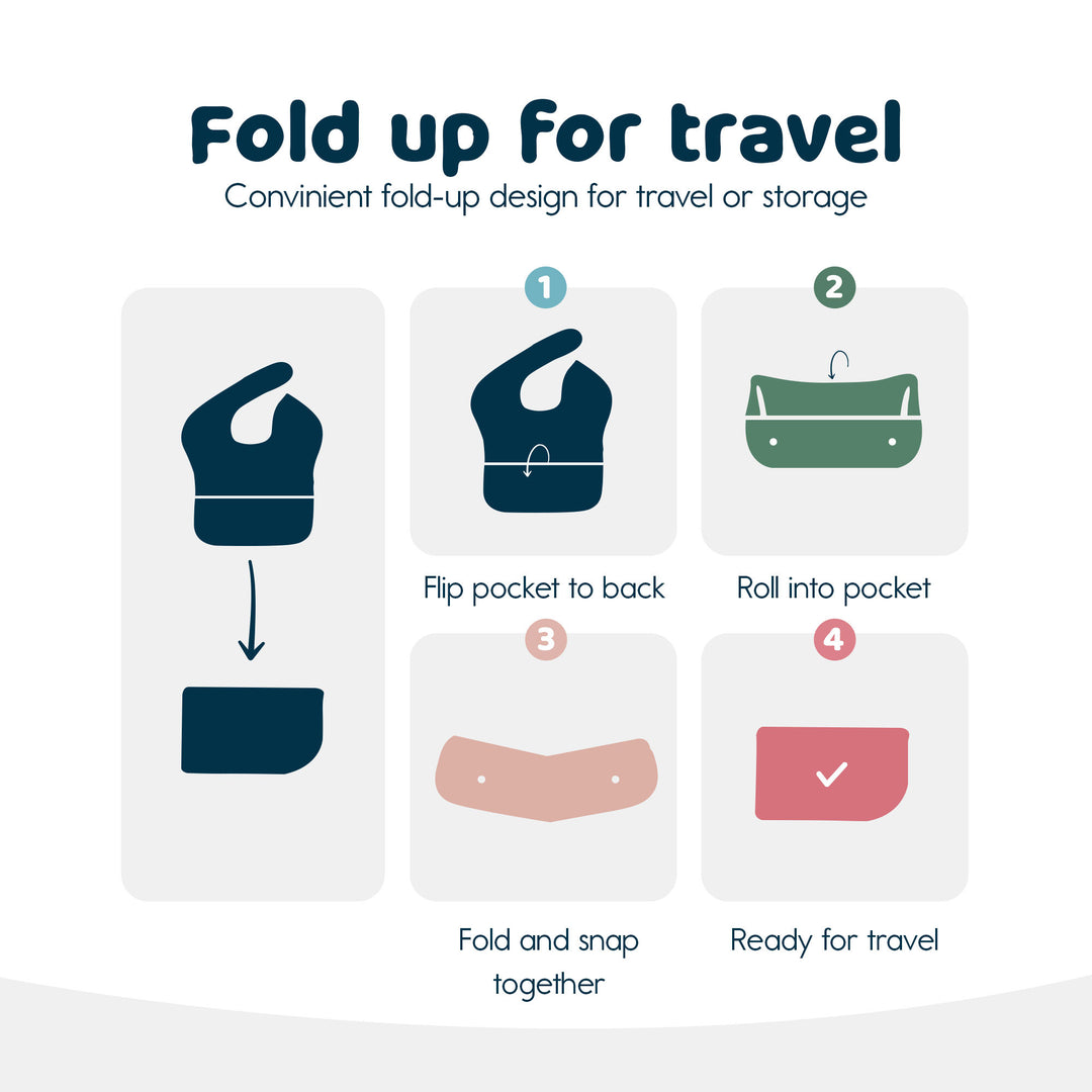Bavoir anti-dégâts facile à utiliser - paquet de 3