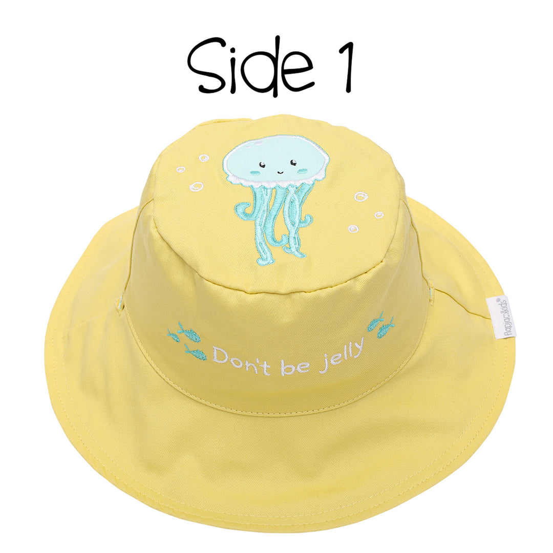 Kids Sun Hat - Fish/Jellyfish