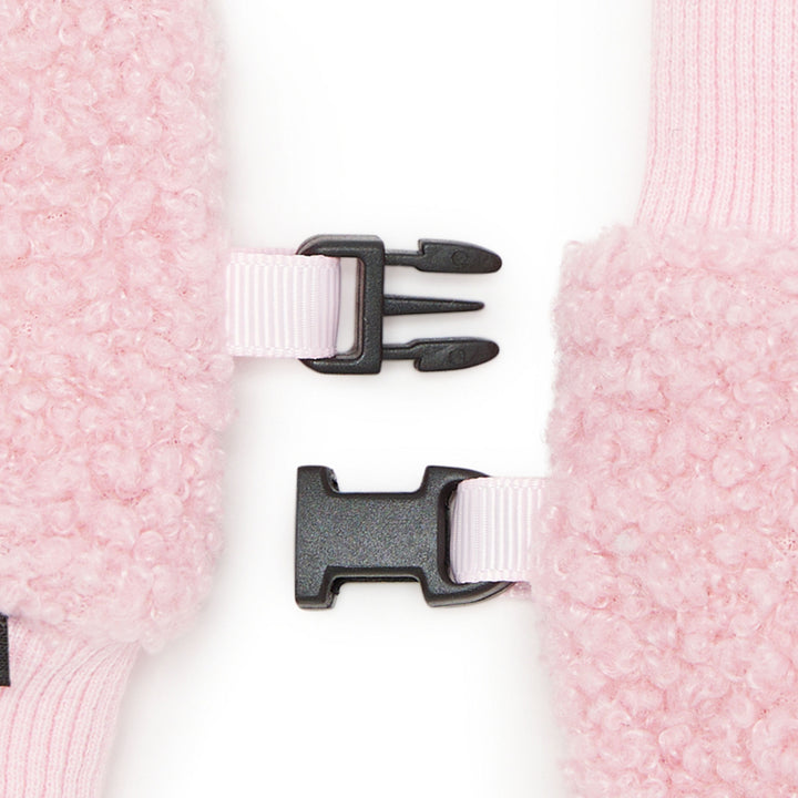 Baby Fleece Mitts - Haze Pink