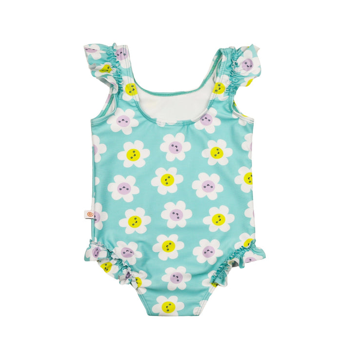 Maillot de bain 1 pièce à volants pour bébé