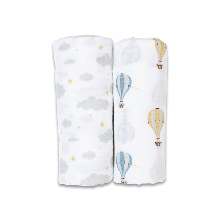 2pk Cotton Muslin Swaddle Blanket - 40x40