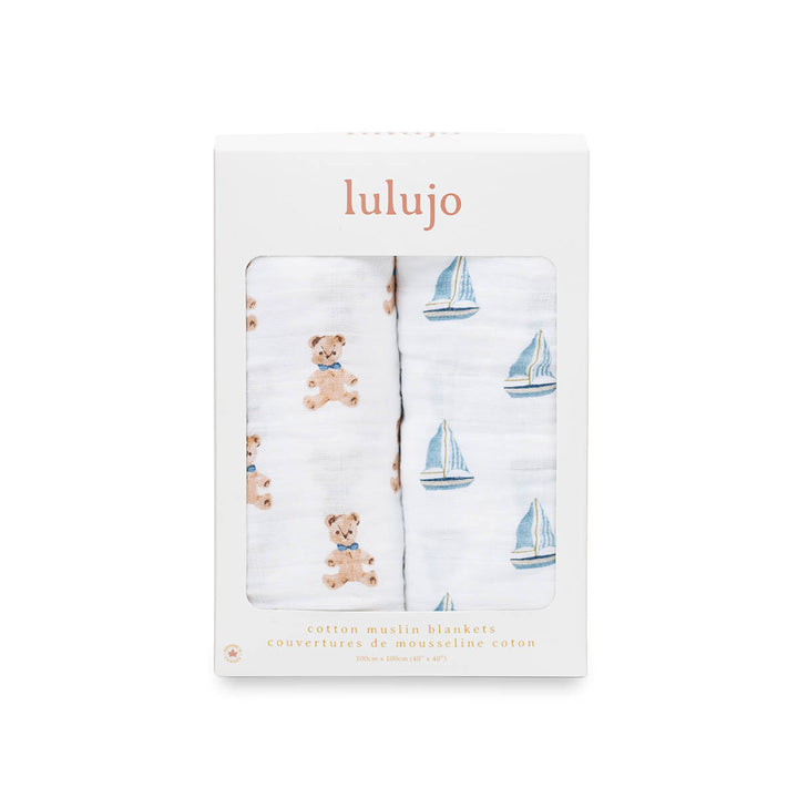 2pk Cotton Muslin Swaddle Blanket - 40x40