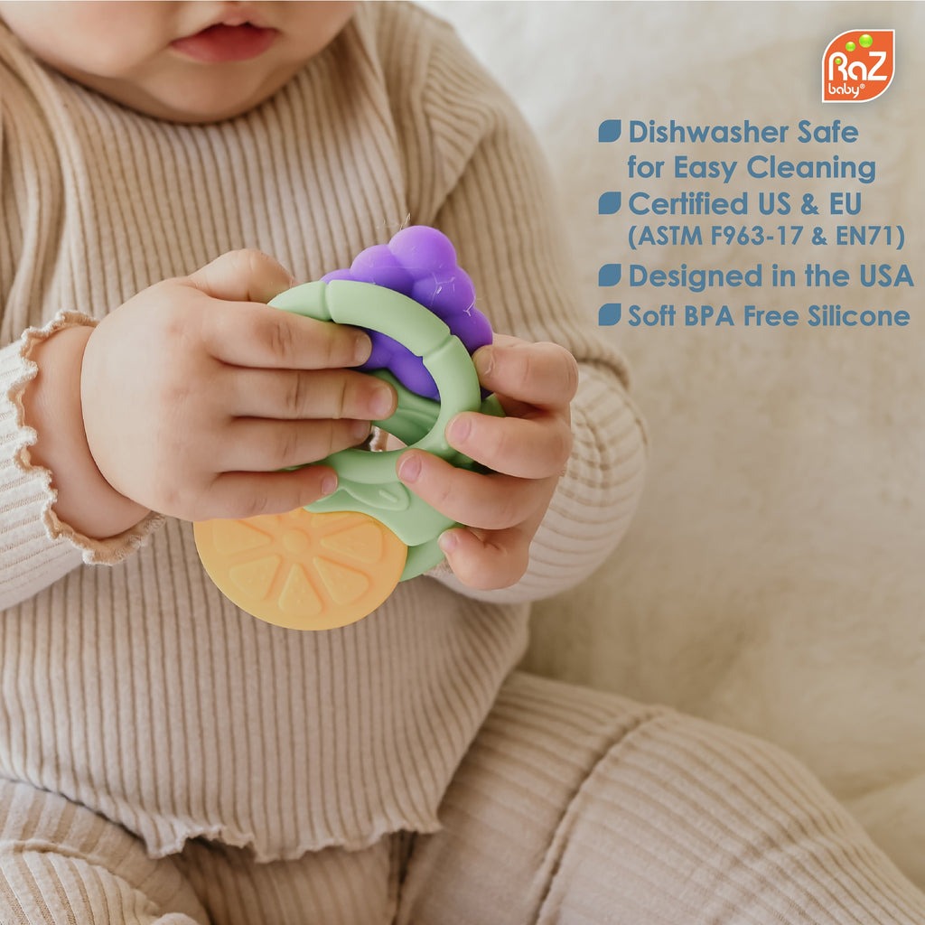 Fruitique Silicone Teethers - 3PK