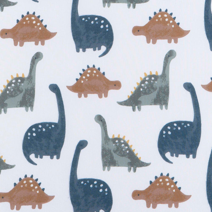 Knit Crib Sheet - Dino Time - Dino