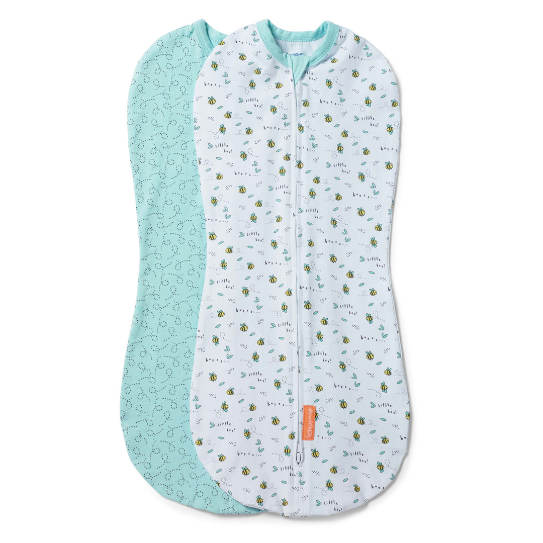 SwaddleMe - 2pk Pod Stage 1 - Little Bees - 0-2M 2 pack Swaddle Pod - Little Bees - Stage 1 012914585535