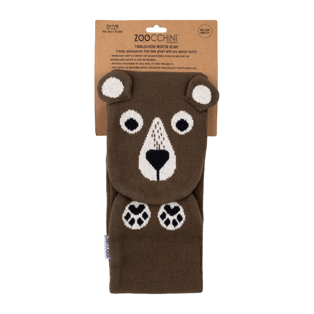 Toddler/Kids Winter Scarf - Bear