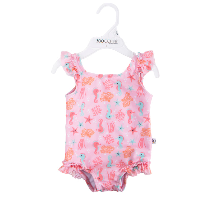 Baby Ruffled 1 Piece Swimsuit