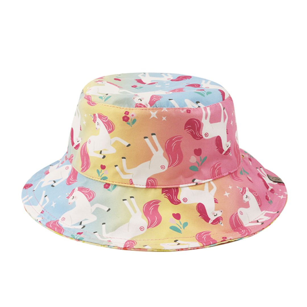 Reversible Kids UPF50+ Patterned Sun Hat