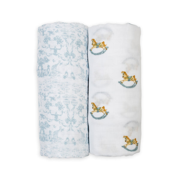 2pk Cotton Muslin Swaddle Blanket - 40x40