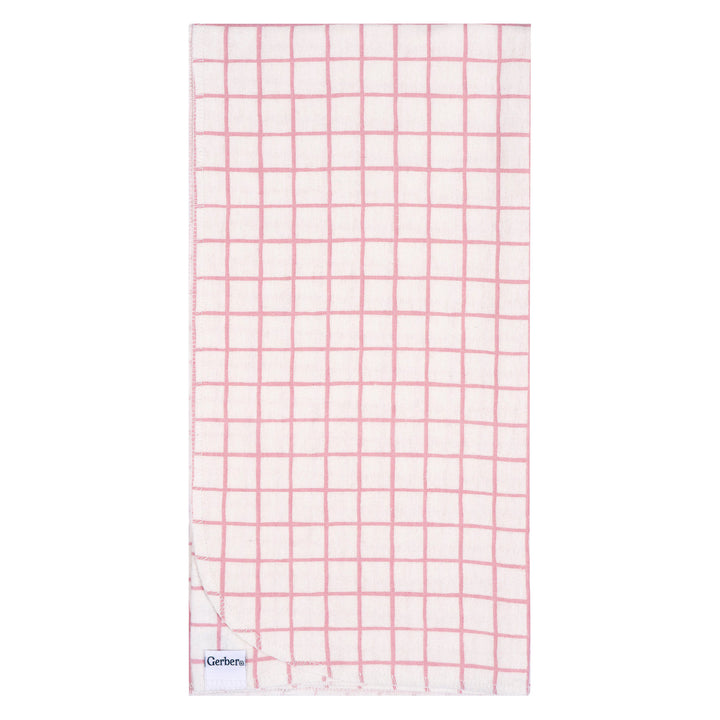 Flannel Receiving Blanket - 4pk