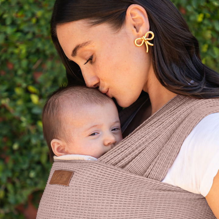 Waffle Knit Wrap - Sandstone