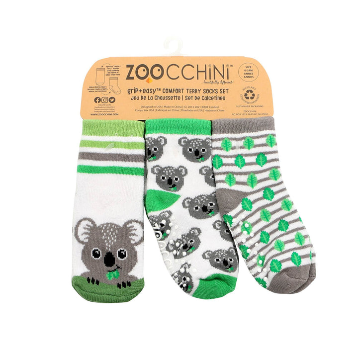 Comfort Terry Socks Set - 3 Pair - Kai the Koala