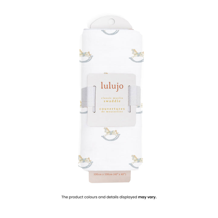 Cotton Muslin Swaddle Blanket - 40x40