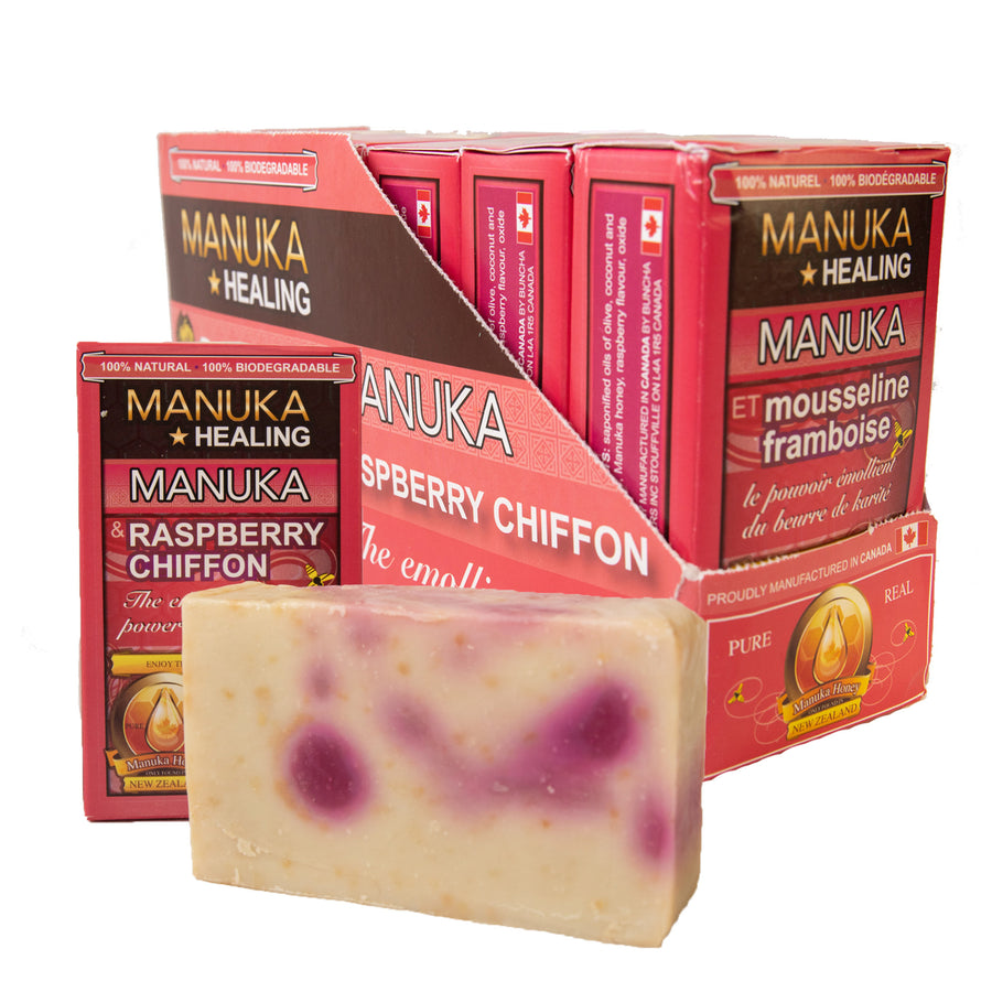 Bunchafarmers - Soap - Manuka Raspberry Chiffon 6pcs-120g ea Manuka Raspberry Chiffon Soap 697512000743
