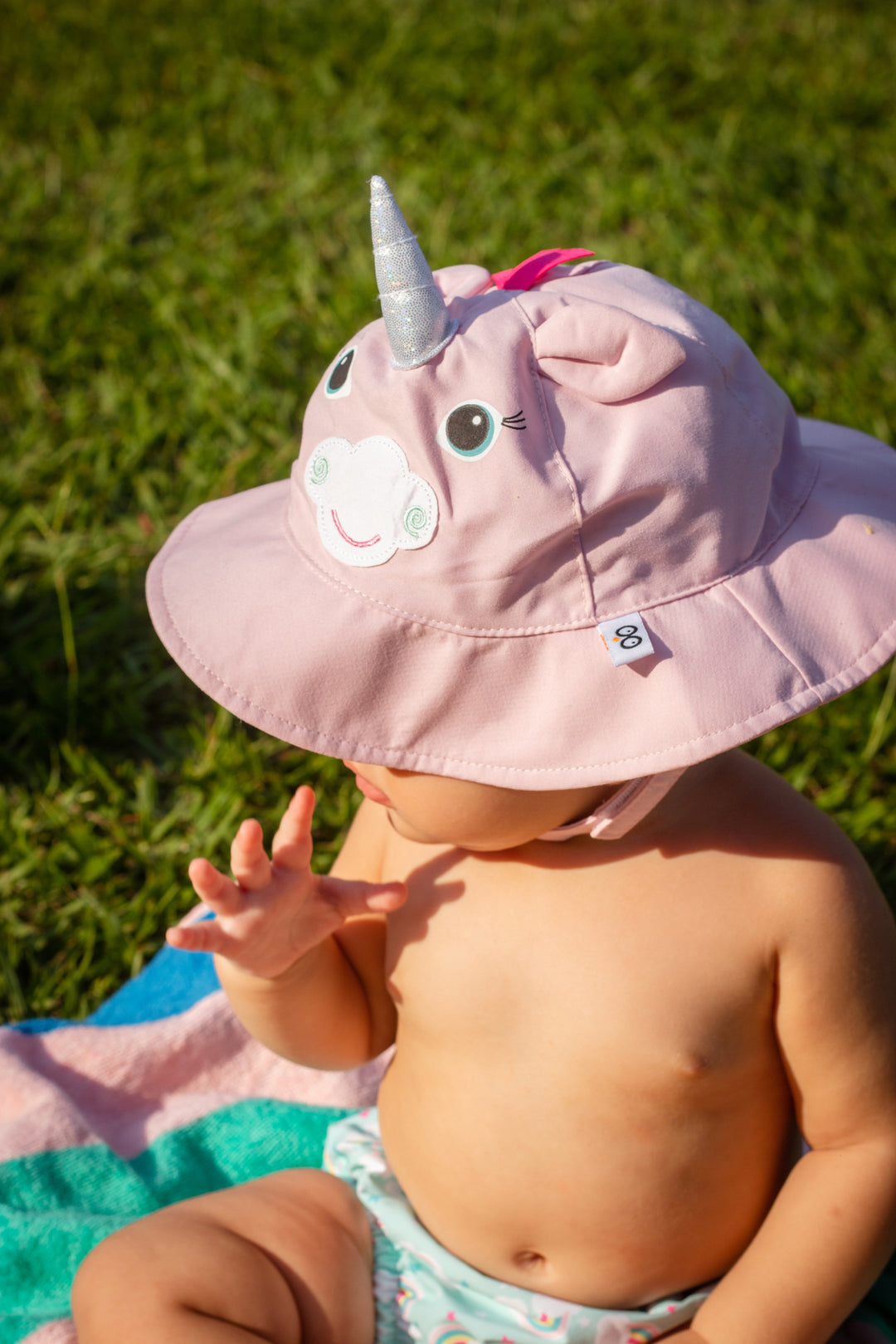 UPF50+ Baby Swim Diaper & Sun Hat Set