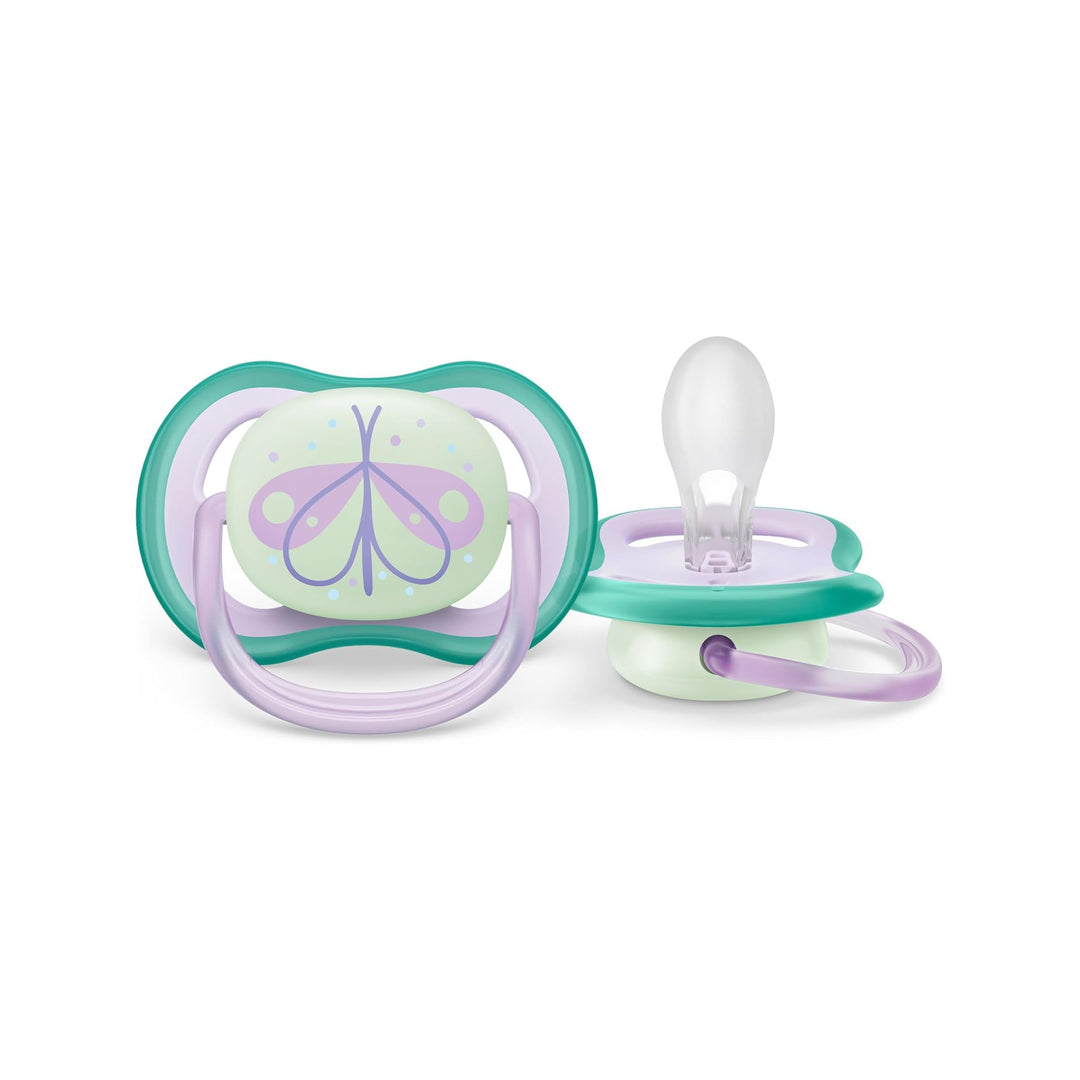Ultra Air Pacifier Night - 3 Pack - 0-6M Lil/Butterfly