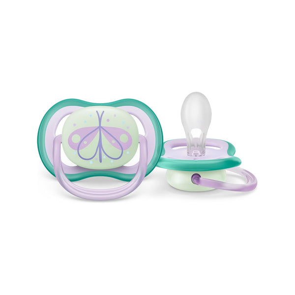 Ultra Air Pacifier Night - 3 Pack - 0-6M Lil/Butterfly