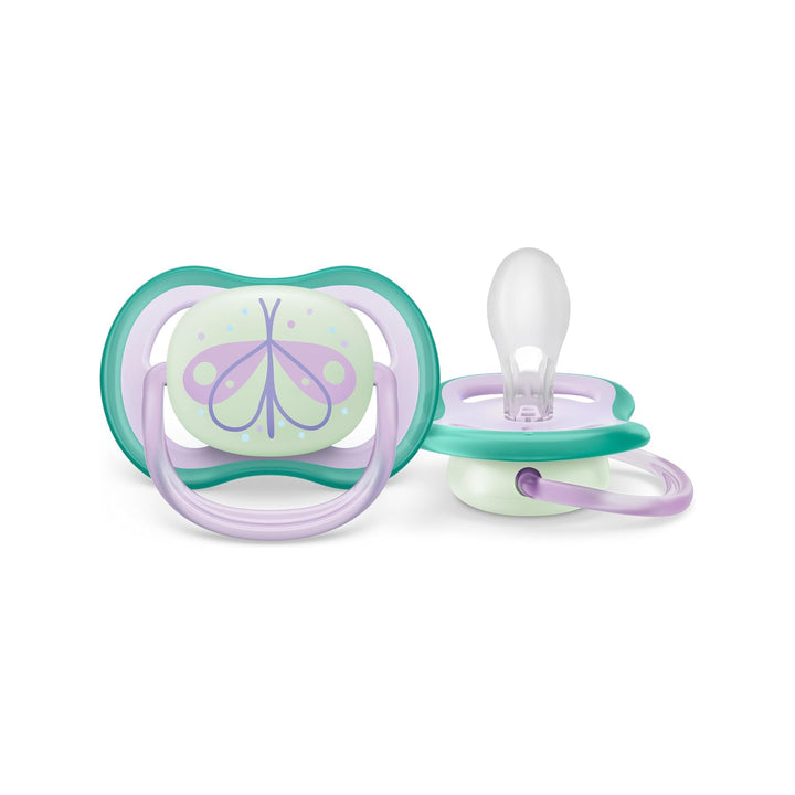 Ultra Air Pacifier Night - 3 Pack - 0-6M Lil/Butterfly