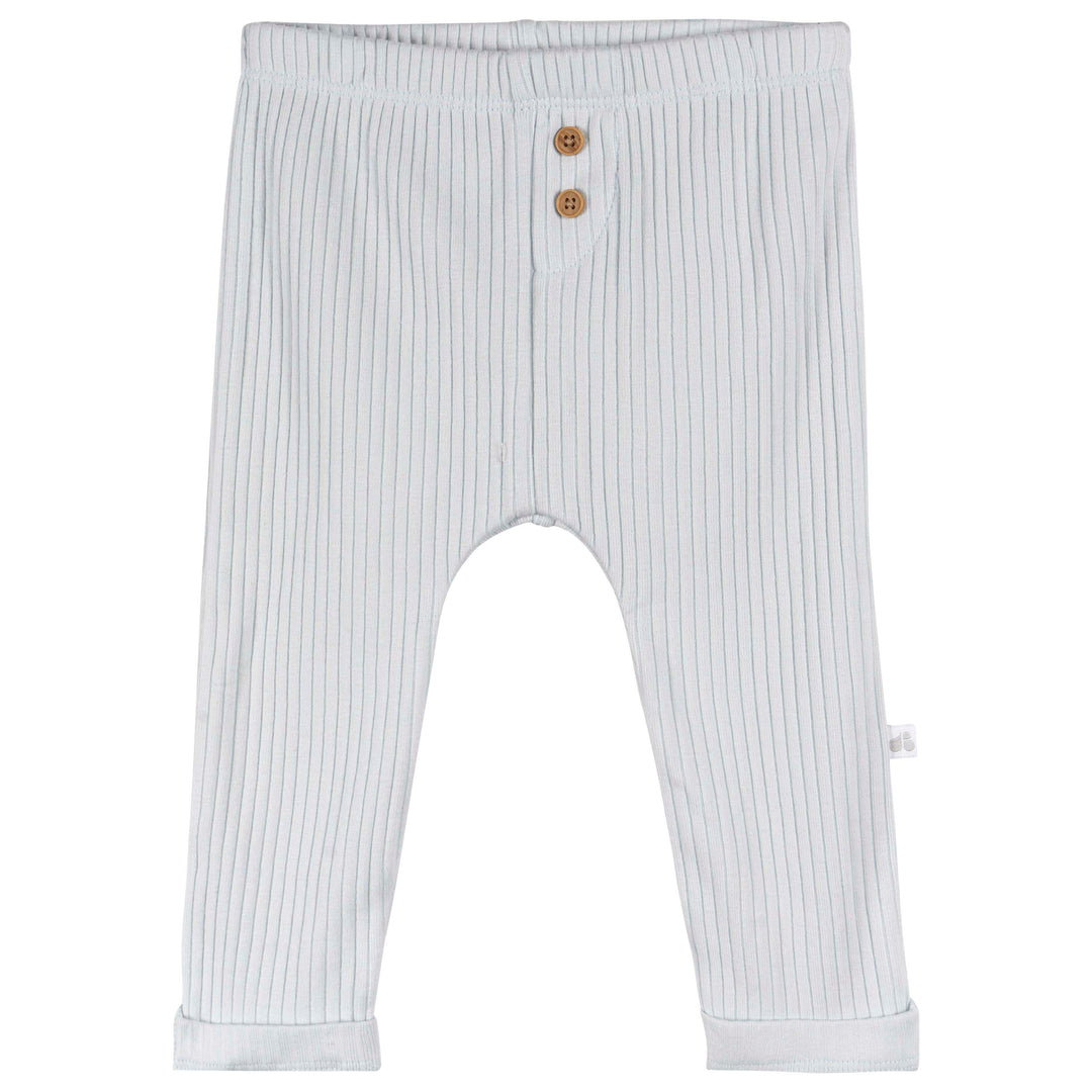 Just Born by Gerber Baby Boy 2-Pack Pants - BLUE