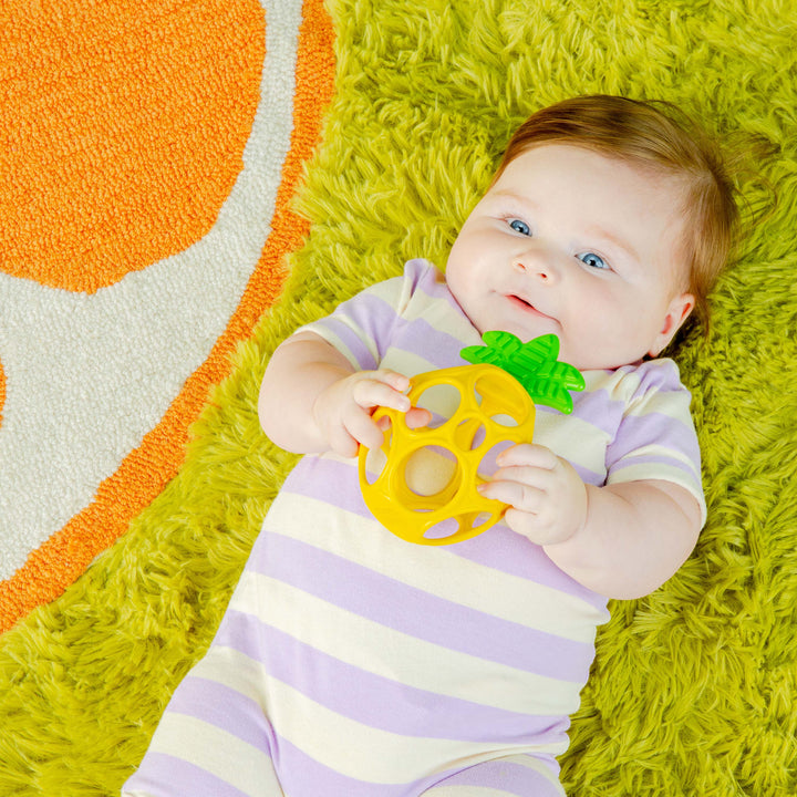 Hold My Own Easy-Grasp Teether Toy – Pineapple