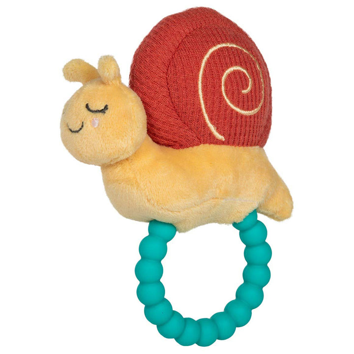 Teether Rattle - Skippy Snail - 6"