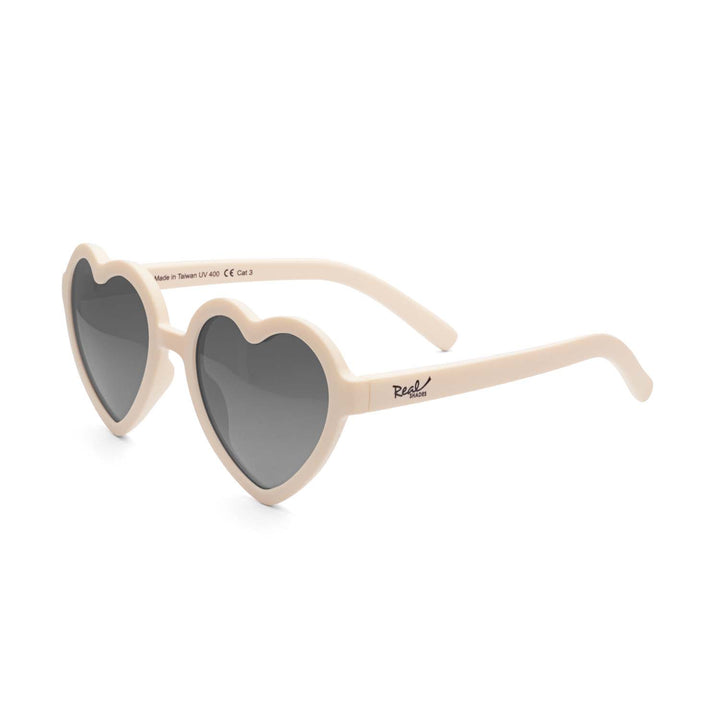 Real Shades - Heart - Almond - 2+ Heart Unbreakable UV  Sunglasses, Almond 811186016927