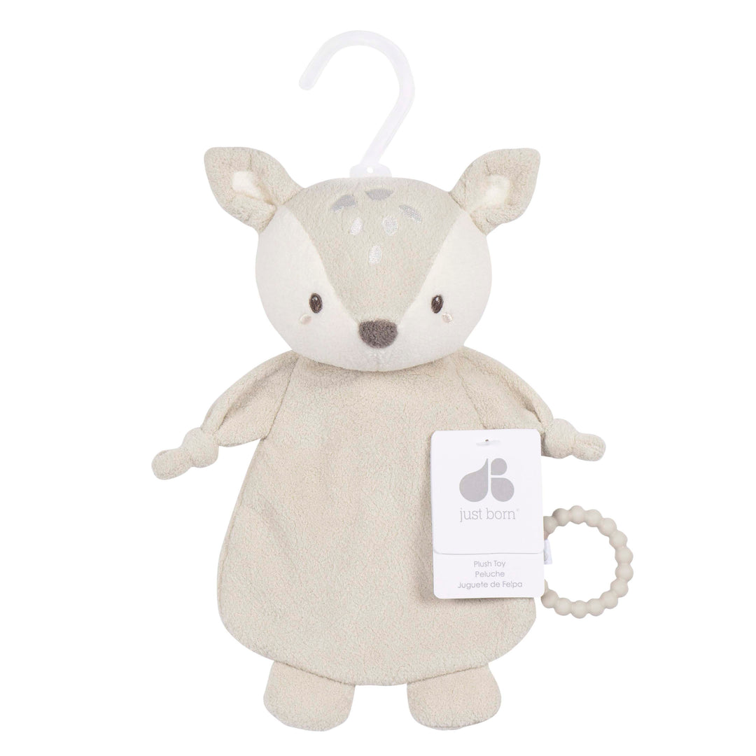 Just Born by Gerber Baby Neutral Lovey Security Blanket Fawn - TAN