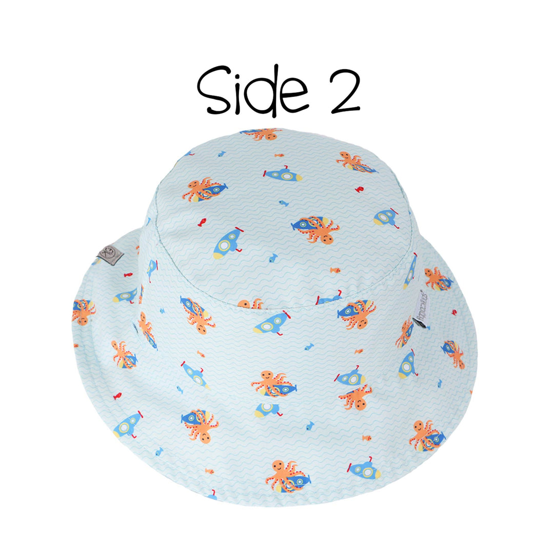 Reversible Kids UPF50+ Patterned Sun Hat