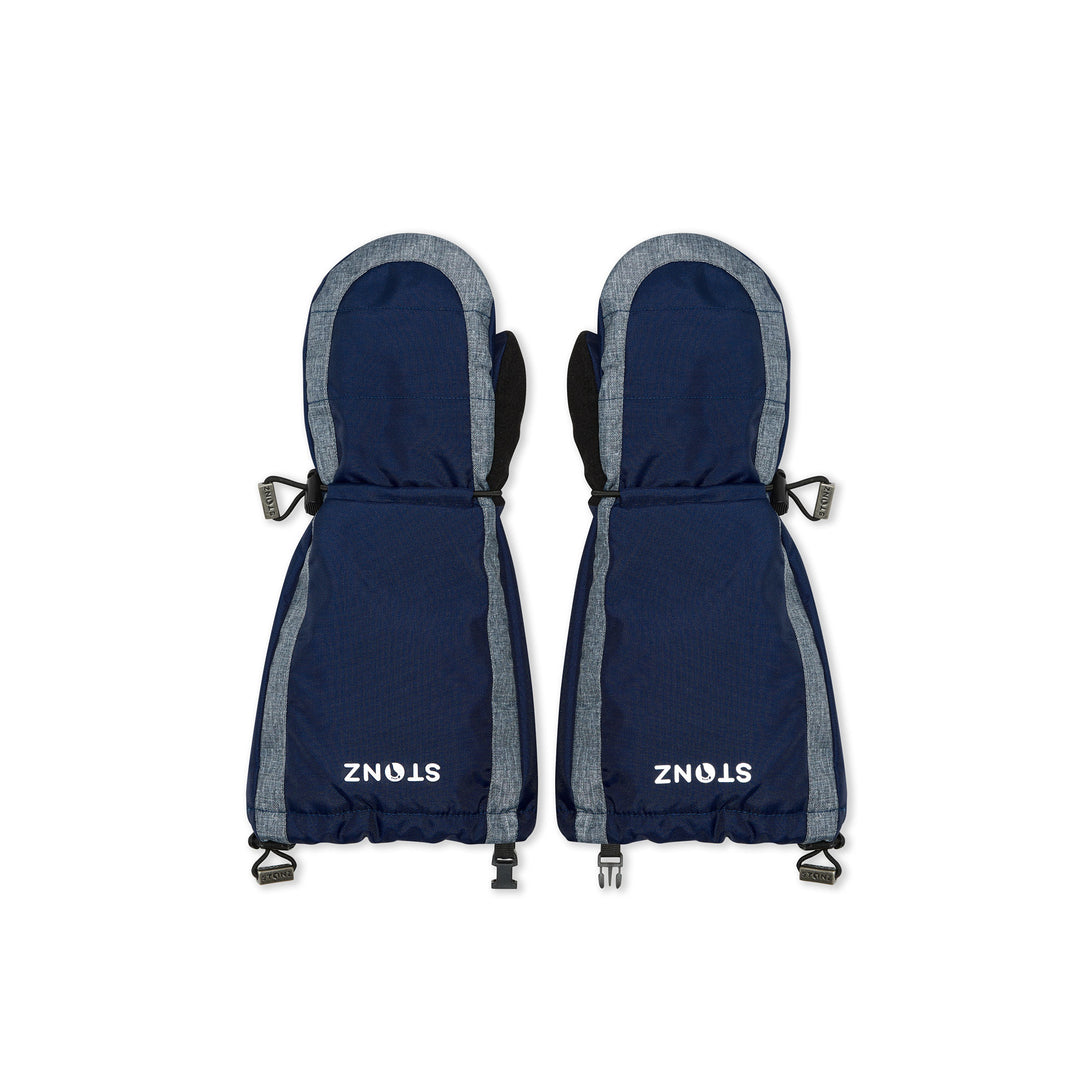 L- Stonz - F24 - Snow Mitts - Kid - Navy-Heather Grey - 4-8Y Snow Mitts - Kid - Navy-Heather Grey 628631019637