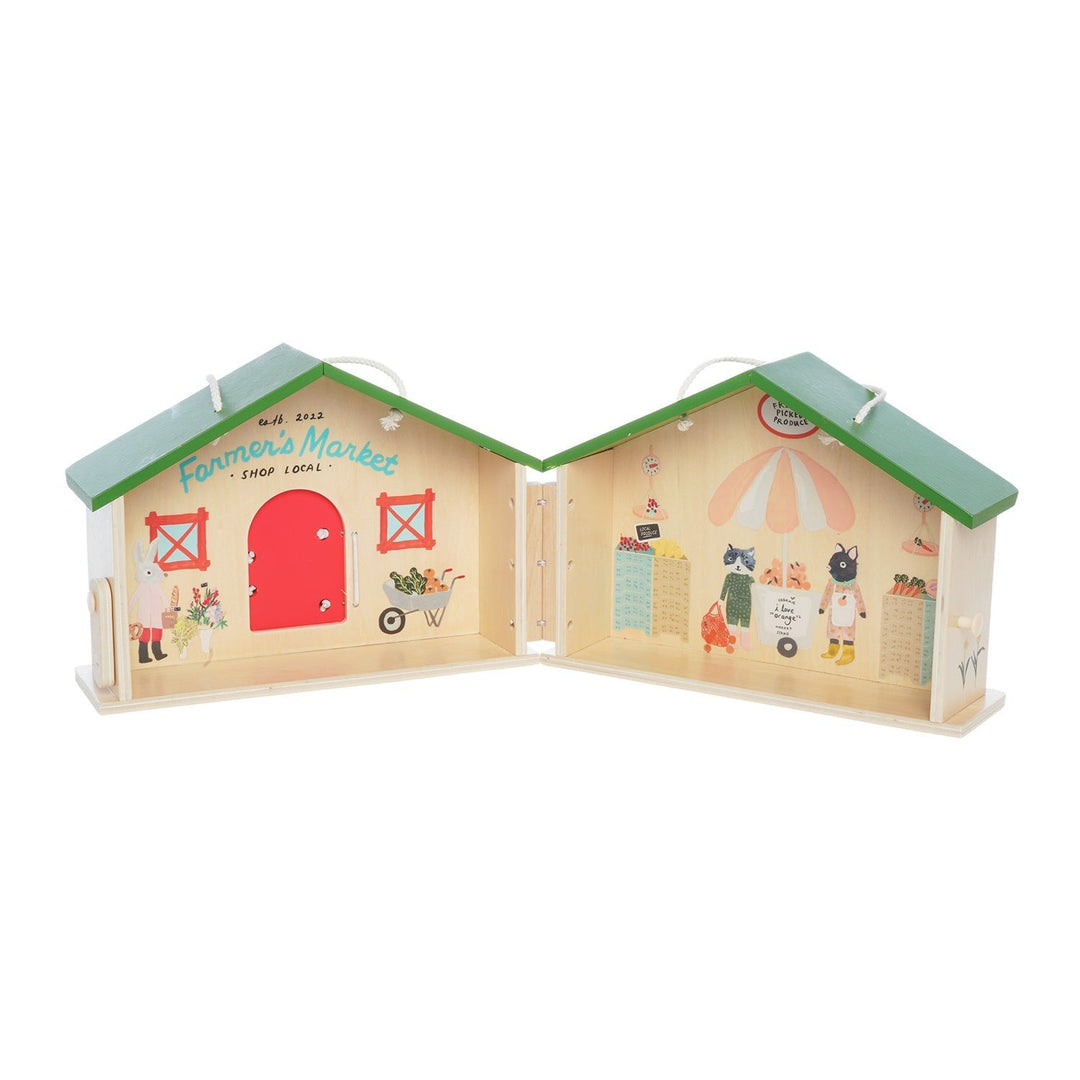Farmer’s Market 12pc Wooden Shopping Set