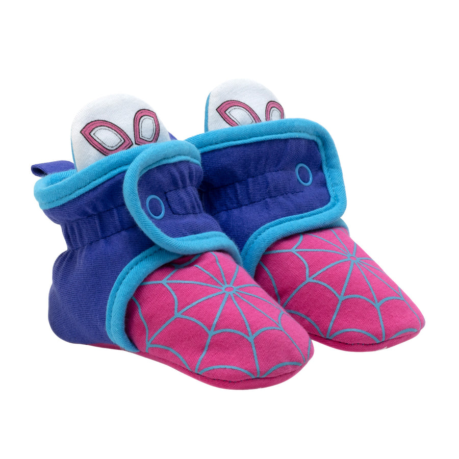 d - Ro+Me - Marvel - Snap Bootie - Ghost Spider - 0-3M Ro+Me by Robeez - Marvel - Snap Bootie - Ghost Spider 730838984820