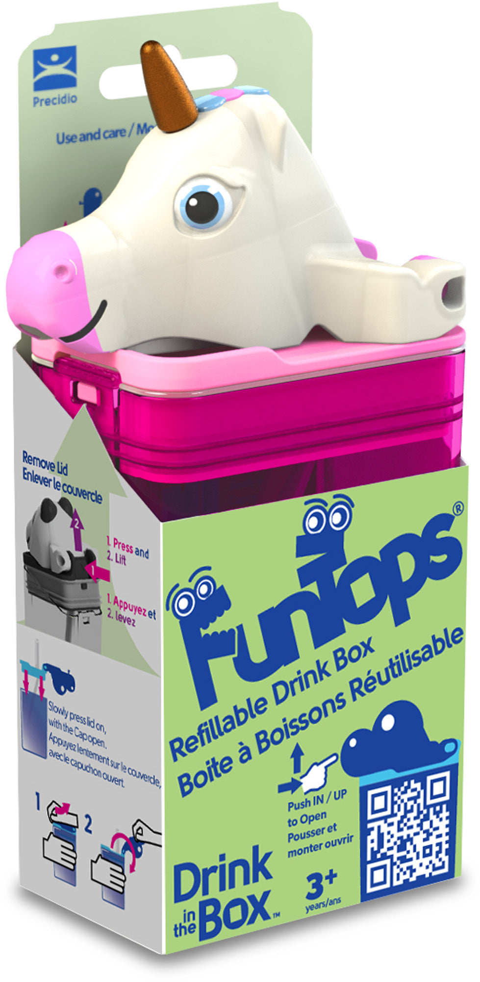 Drink in the Box FunTops PDQ Display