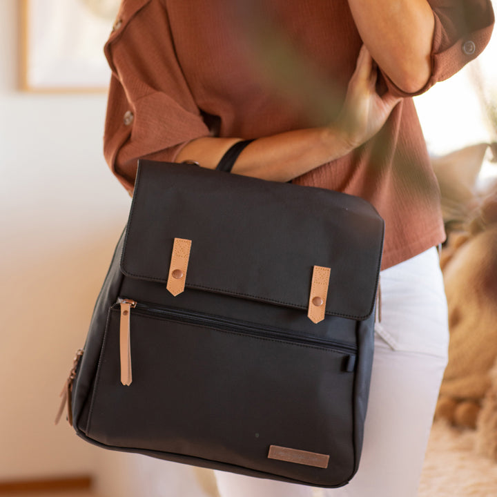 Meta Backpack - Black Matte Canvas