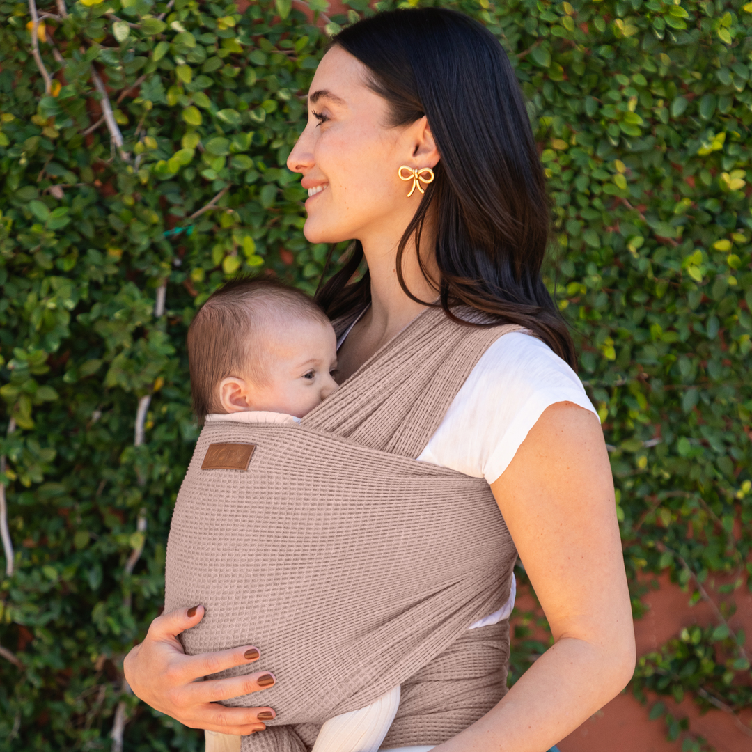 Waffle Knit Wrap - Sandstone