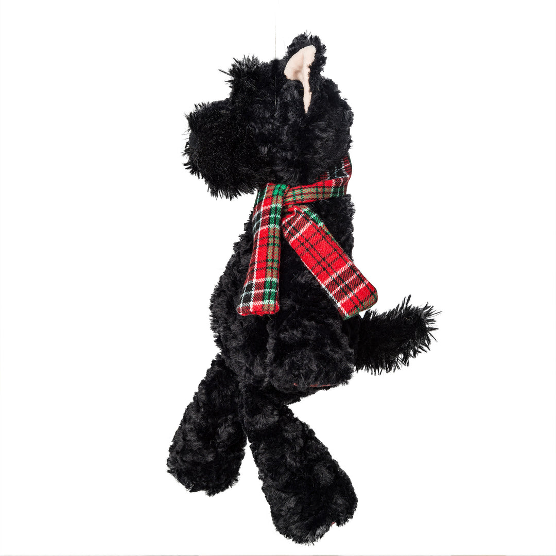 Holiday Marshmallow Zoo - Sootie Scottie Dog - 13"