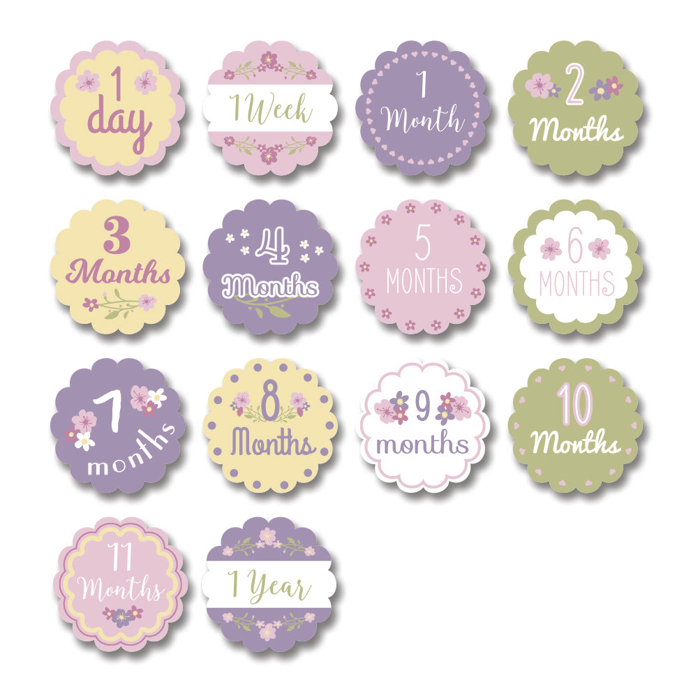 Baby's 1st Year Milestone Blanket Set