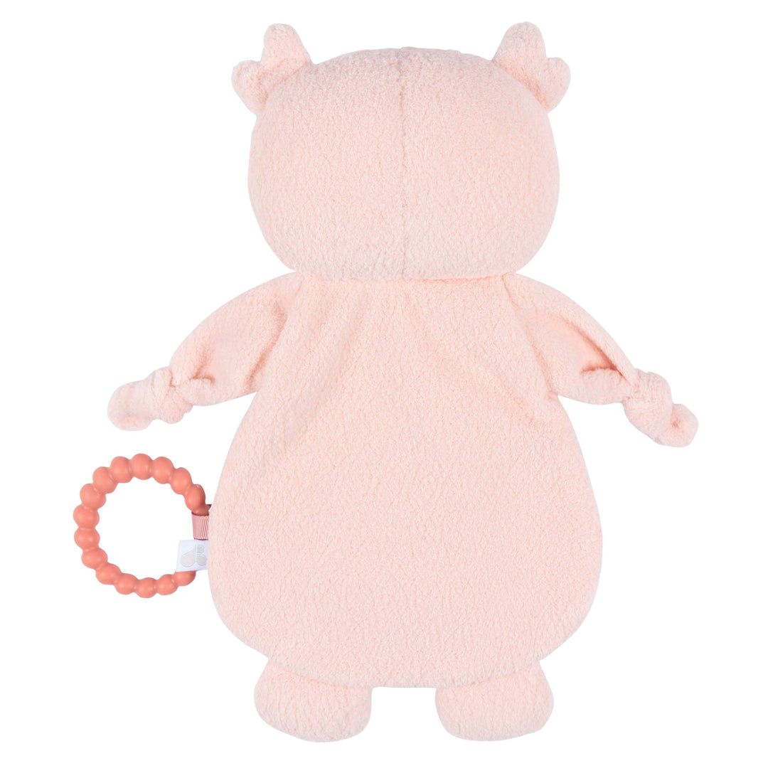 Lovey Security Blanket Owl - Pink