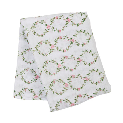 Couverture d'emmaillotage en mousseline de coton - 40 x 40