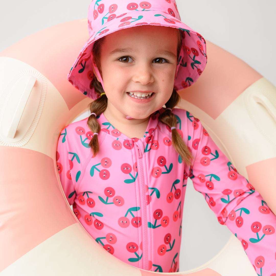 Rashguard Ruffled 1 Piece Swimsuit