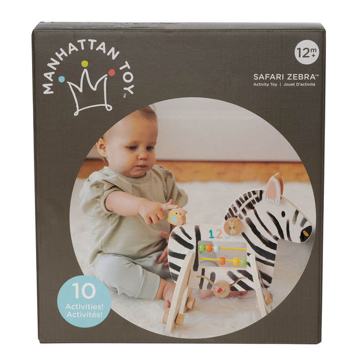 Wooden Activity Toy - Safari Zebra