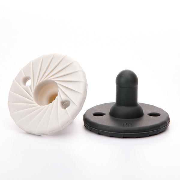 Sucette Tokyo Pop - Étape 2/3 mois et plus - Colombe/Charbon