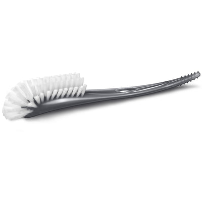 Baby Bottle and Nipple Brush - Grey