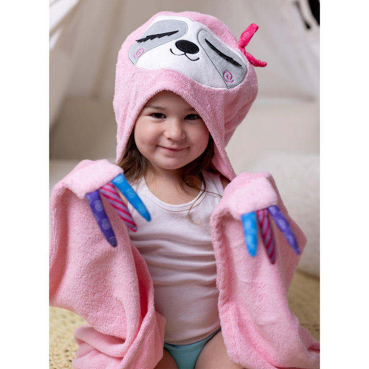 Kids Plush Terry Hooded Bath Towel