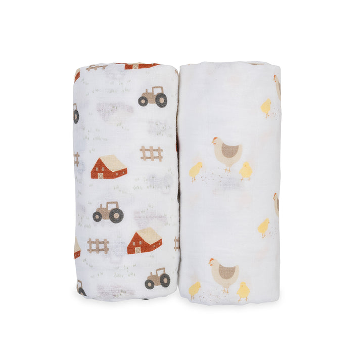 2pk Cotton Muslin Swaddle Blanket - 40x40