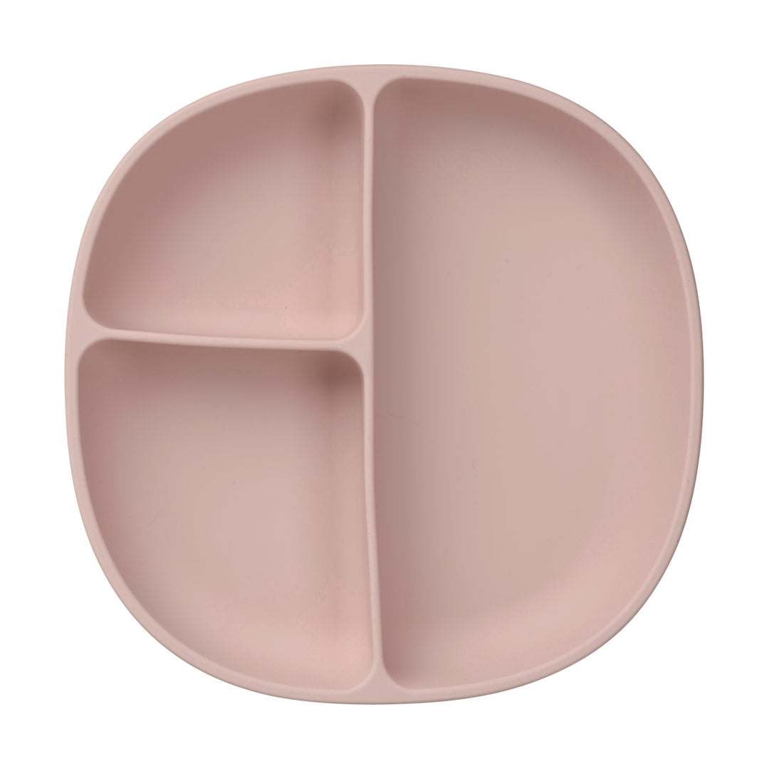 Silicone Plate + Lid - Blush