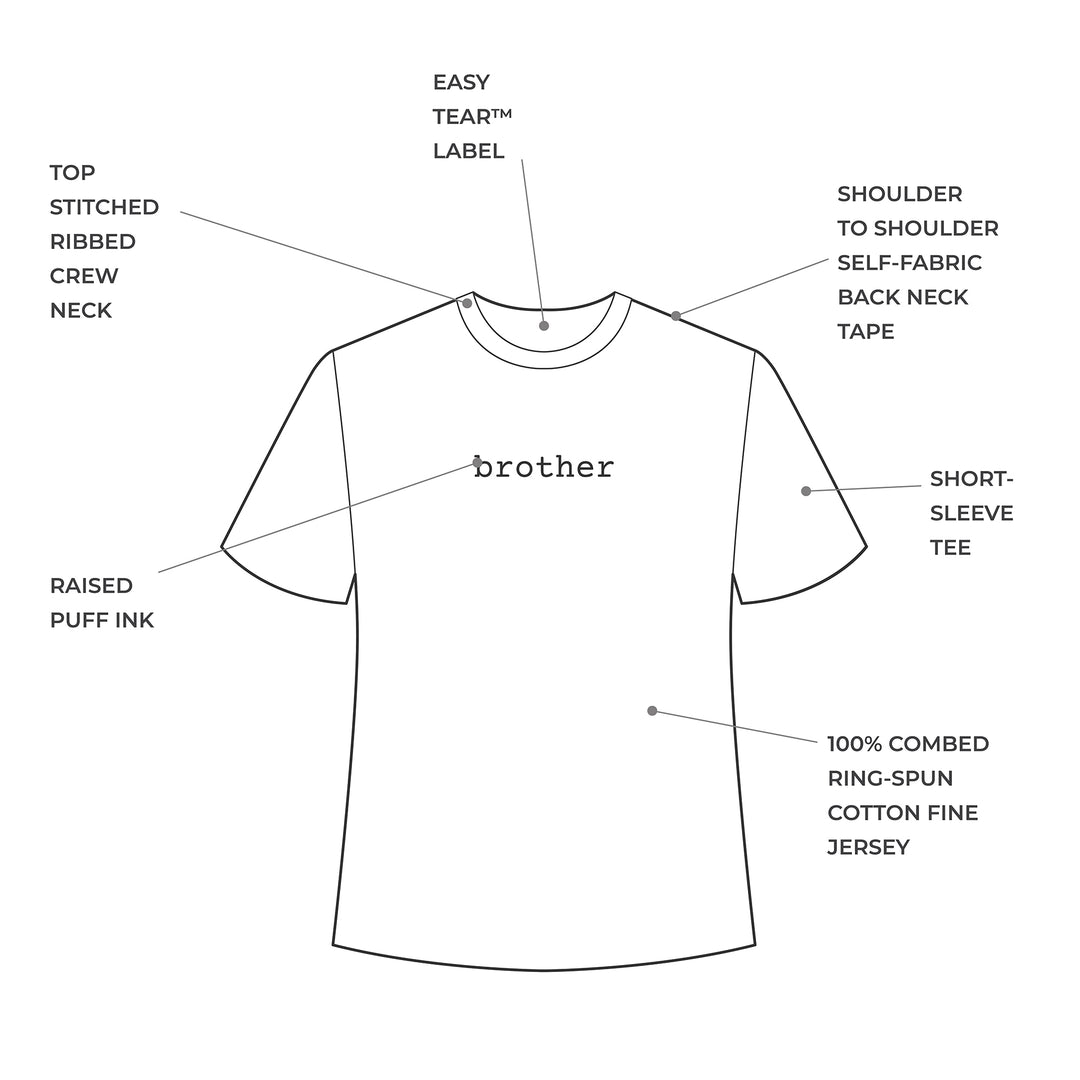 Toddler T-Shirt - Brother - White