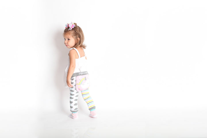 grip+easy™ Comfort Crawler Legging & Sock Set - Allie Alicorn