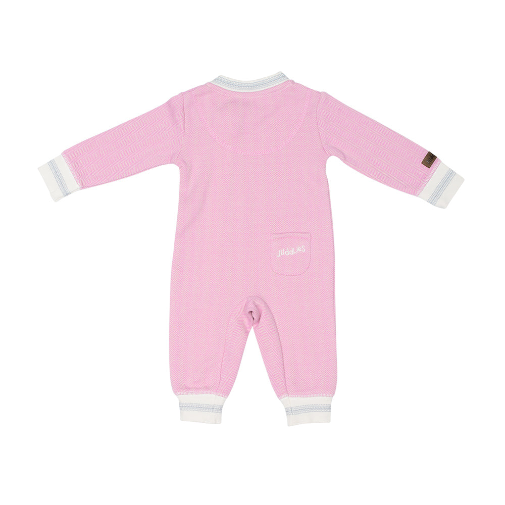 Organic Cottage Playsuit - Sunset Pink